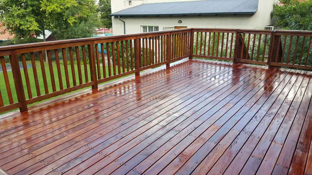 Completed balcony deck project